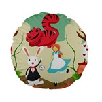 Through The Looking Glass Standard 15  Premium Flano Round Cushion 