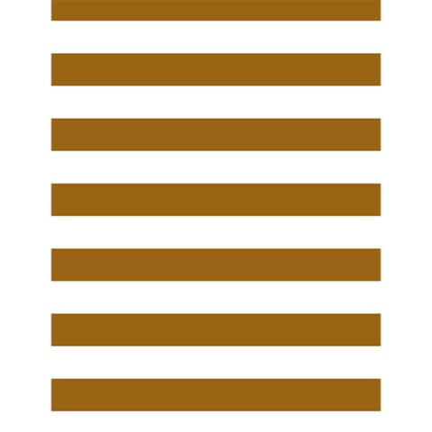 Horizontal Stripes 4.125 x5.5  Memopad