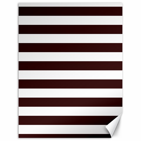 Horizontal Stripes 11.86 x15.41  Canvas - 1