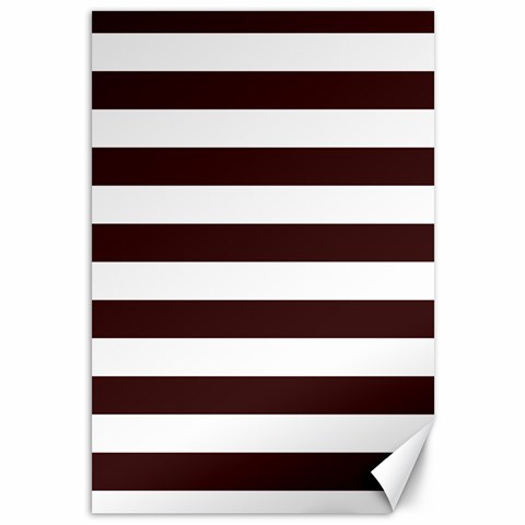 Horizontal Stripes 11.88 x17.36  Canvas - 1