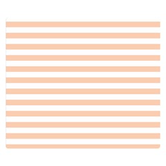 Horizontal Stripes 50 x40  Blanket Front