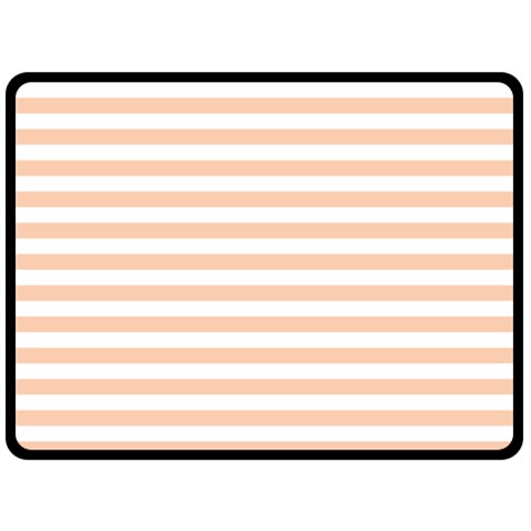 Horizontal Stripes 80 x60  Blanket Front