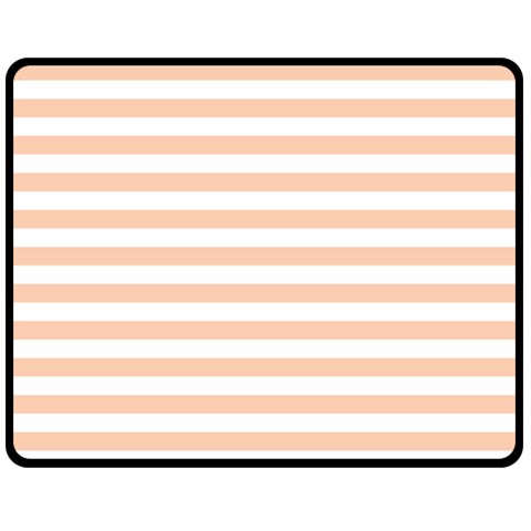 Horizontal Stripes 60 x50  Blanket Front