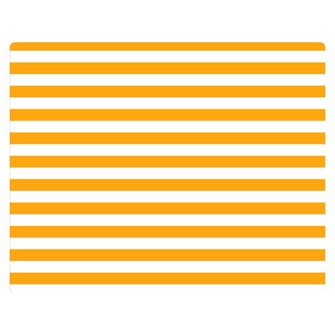 Horizontal Stripes 60 x50  Blanket Front