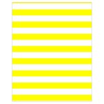 Horizontal Stripes - White and Yellow Drawstring Bag (Small)