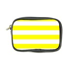 Horizontal Stripes - White and Yellow Coin Purse