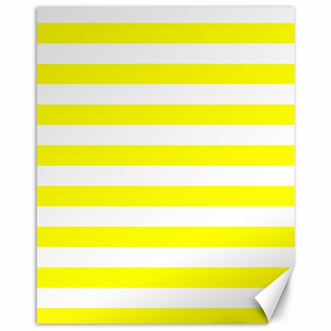 Horizontal Stripes 10.95 x13.48  Canvas - 1