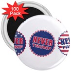 never trump 3  Magnet (100 pack)