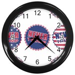 never trump Wall Clock (Black)