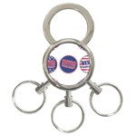 never trump 3-Ring Key Chain