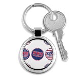 never trump Key Chain (Round)