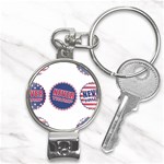 never trump Nail Clippers Key Chain