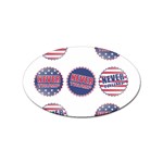 never trump Sticker (Oval)