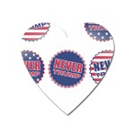 never trump Magnet (Heart)