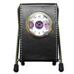 never trump Pen Holder Desk Clock