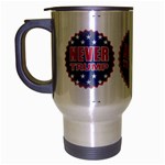 never trump Travel Mug (Silver Gray)