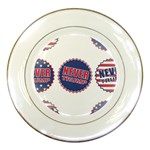 never trump Porcelain Plate