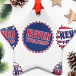 never trump Star Ornament (Two Sides)