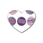 never trump Heart Coaster (4 pack)