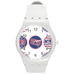 never trump Round Plastic Sport Watch (M)