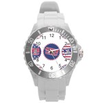 never trump Round Plastic Sport Watch (L)