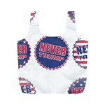 never trump Full Print Recycle Bag (M)