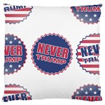 never trump Standard Flano Cushion Case (One Side)