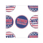 never trump Small Satin Scarf (Square)