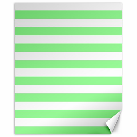 Horizontal Stripes 15.75 x19.29  Canvas - 1