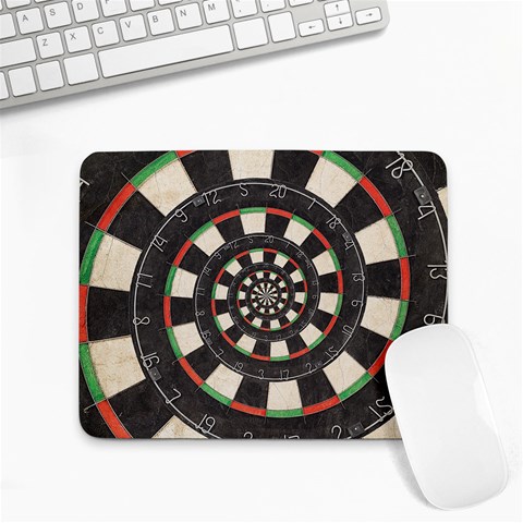 Dartboard Spiral Droste Small Mousepad from ArtsNow.com Front