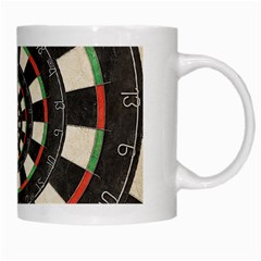 Dartboard Spiral Droste White Mug from ArtsNow.com Right