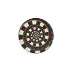 Dartboard Spiral Droste Golf Ball Marker (4 pack)