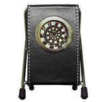 Dartboard Spiral Droste Pen Holder Desk Clock