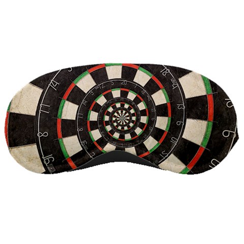 Dartboard Spiral Droste Sleeping Mask from ArtsNow.com Front