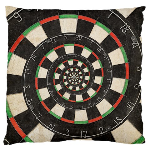 Dartboard Spiral Droste Standard Flano Cushion Case (Two Sides) from ArtsNow.com Front