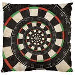 Dartboard Spiral Droste Standard Flano Cushion Case (Two Sides)