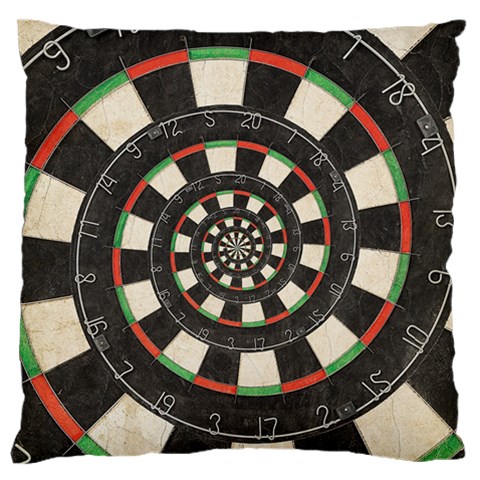 Dartboard Spiral Droste Standard Flano Cushion Case (Two Sides) from ArtsNow.com Back