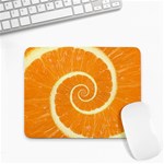 Spiral Citrus Orange Droste Small Mousepad