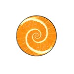 Spiral Citrus Orange Droste Hat Clip Ball Marker (4 pack)