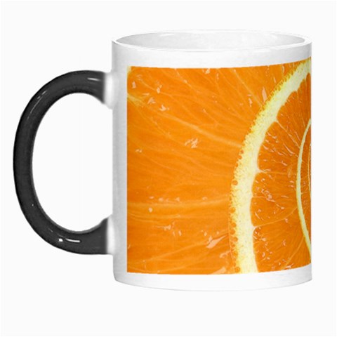 Spiral Citrus Orange Droste Morph Mug from ArtsNow.com Left