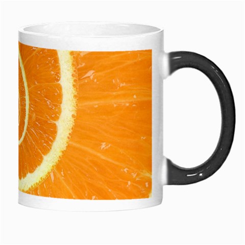 Spiral Citrus Orange Droste Morph Mug from ArtsNow.com Right