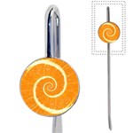 Spiral Citrus Orange Droste Book Mark