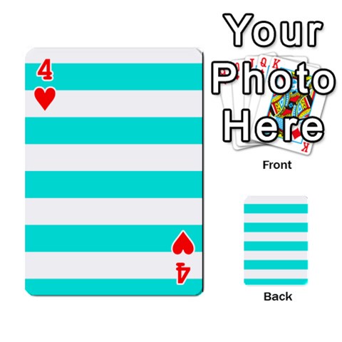 Horizontal Stripes Front - Heart4