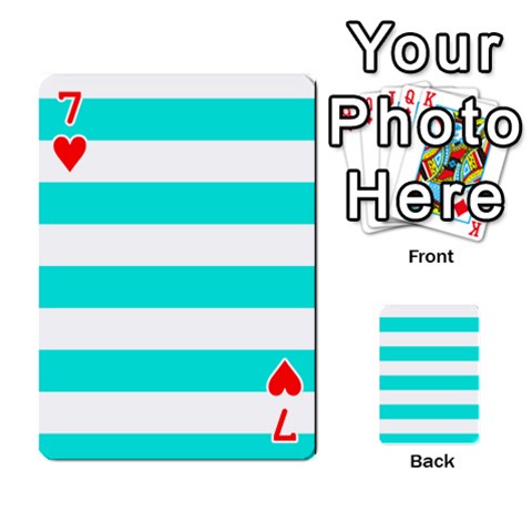 Horizontal Stripes Front - Heart7