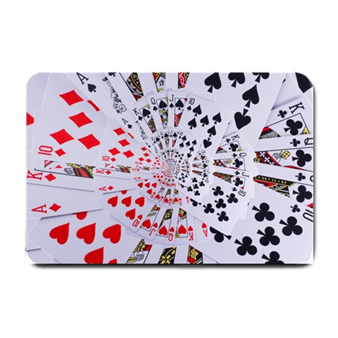 Poker Royal Flush All Suits Droste Spiral Small Doormat from ArtsNow.com 24 x16  Door Mat