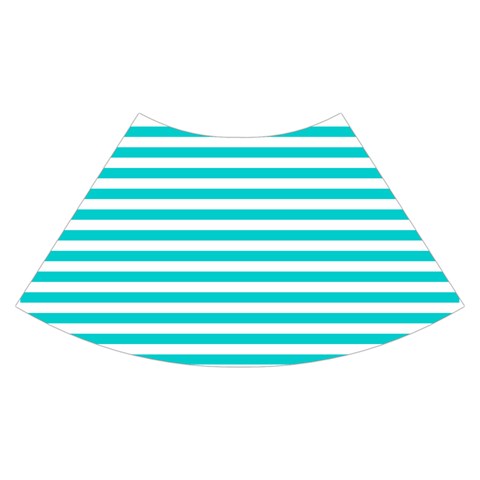 Horizontal Stripes Skirt Back