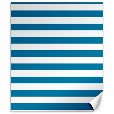 Horizontal Stripes 19.57 x23.15  Canvas - 1