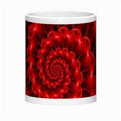 Glossy Red Spiral Fractal Morph Mug from ArtsNow.com Center