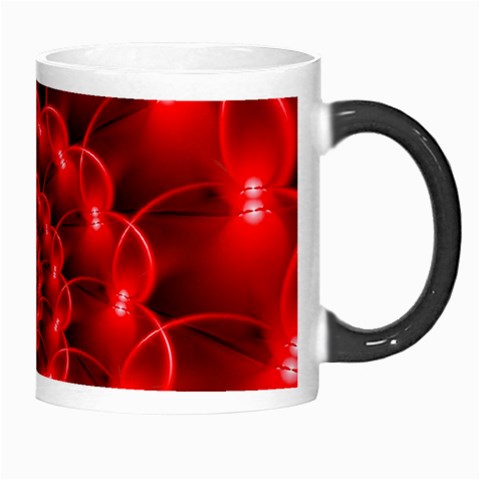 Glossy Red Spiral Fractal Morph Mug from ArtsNow.com Right