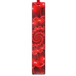 Glossy Red Spiral Fractal Large Book Mark